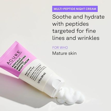 كريم الليل المخفوق المجدد للبشرة من أكيور 50.3 مل