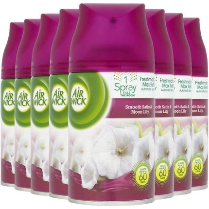 Airwick Air Freshener Freshmatic Autospray Refill, Smooth Satin & Lily