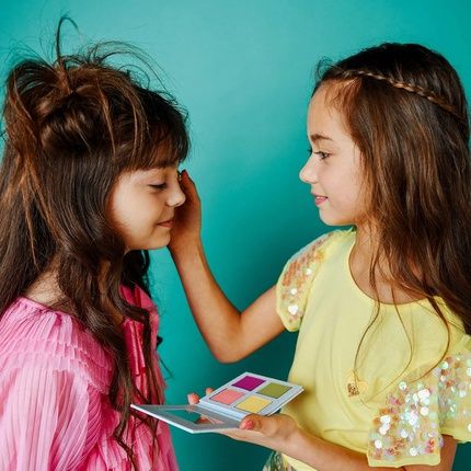 Miss Nella Candy Fantasy Kids Makeup Eye And Cheek Palette With 4 Delightful Shades