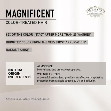 Il Salone Milano Magnificent Conditioner 500Ml For Colored And Treated Hair - Image 3