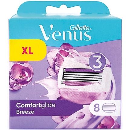 Gillette Venus Breeze Replacement Shaving Head With 8 Blades For Women