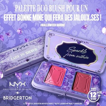 Nyx Professional Makeup X Bridgerton Collection Limited Edition Blush Palette - Lady In