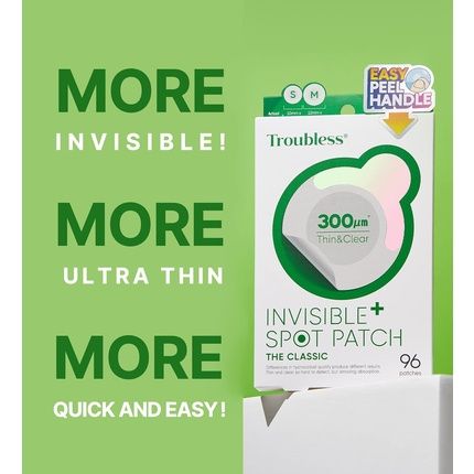 Troubless Invisible Pimple Spot Patch Classic Hydrocolloid Acne Patches