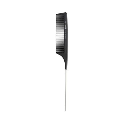 T4B Lussoni Pin Tail Comb Antistatic And Break-Resistant Carbon Comb With Fine Teeth And Sectioning Tooth