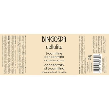 Bingospa Anti Cellulite L-Carnitine Concentrate With Red Tea Extract 250G