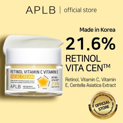 Aplb Retinol Vitamin C Vitamin E Facial Cream 21.6% 1.86Oz