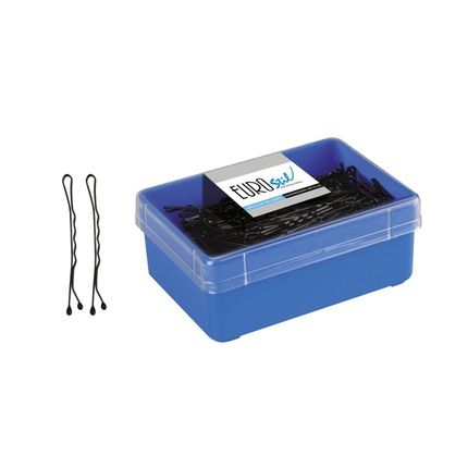 Eurostil Black Clips 50Mm - Box Of 300