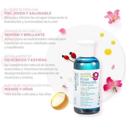 Saluvital 100% Pure Rosehip Oil - First Pressed