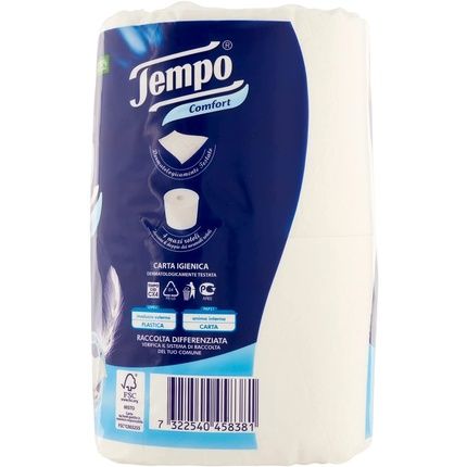 Time - Rolls, Classic, Cotton Fibers, Maxi, 3-Ply - 4 Pack