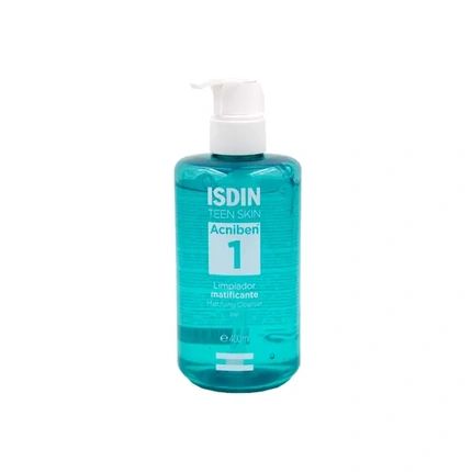 Isdin Acniben Mattifying Cleansing Gel 400Ml A Deep Cleansing Gel With Salicylic Acid For Teen Skin