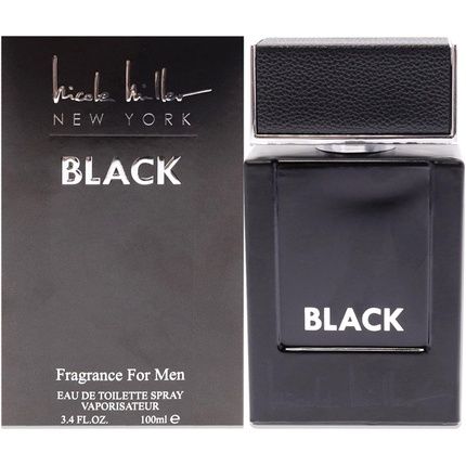 Nicole Miller Black For Men 3.4 Oz Edt Spray 96.39G