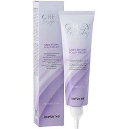 Inebrya Grey By Day Scalp Relief Shampoo 150 Ml Cleansing Treatment For A Healthy Scalp Of Gray And Platinum Hair