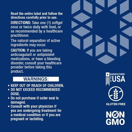 Life Extension Gamma E Mixed Tocopherol And Tocotrienols High Potency 60 Capsules - Premium Pack - Image 3