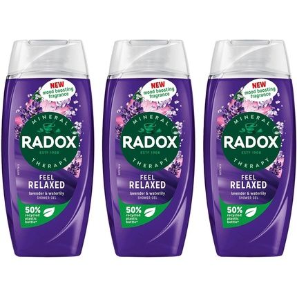 Radox Mineral Therapy Feel Relaxed Shower Gel With Lavender And Water Lily Scent