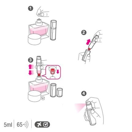 Travalo Perfume Atomizer Classic Hd Rosegold - Image 3