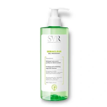 Svr Sebiaclear Salicylic Acid Face And Body Wash For Oily Acne-Prone Skin