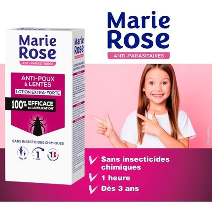 Marie Rose Extra Strong Lice And Nits Lotion 100Ml - Image 3