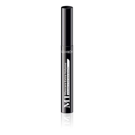 Lovren Mascara M1 Extra Volume, Volume And Curl Free, Nickel-Free, Paraben-Free, Dermatologically Phthalate Tested, Made From Natural Wax, Black 10Ml