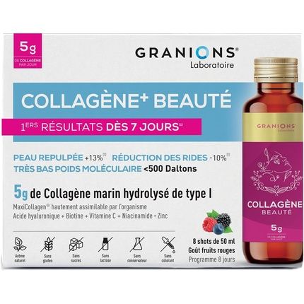 Granions Marine Collagen With Hyaluronic Acid And Vitamin C Shot