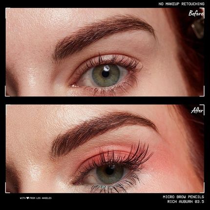 Nyx Professional Makeup Micro Brow Pencil Eyebrow Pencil Rich Auburn 1 Count - Image 3