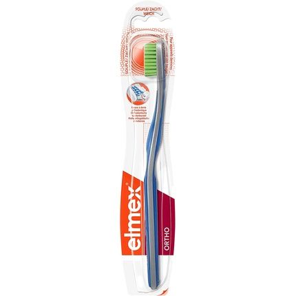 Elmex Ortho Toothbrush Soft - Suitable For Cleaning Teeth And Braces