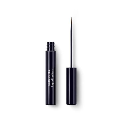 Dr. Hauschka Liquid Eyeliner 01 Black Natural Mineral Winged Cat-Eye Water Resistant Long-Lasting 0.14 Fl Oz
