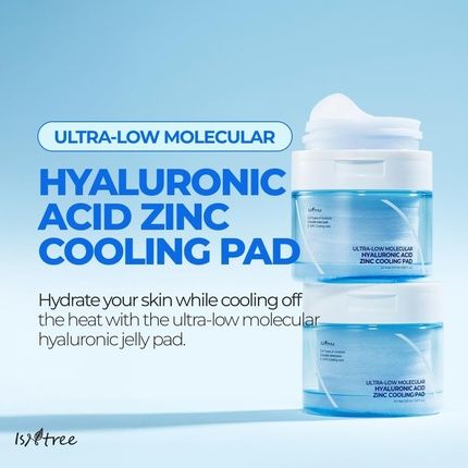 Isntree Cooling Toner Pad With Hyaluronic Acid Ultra-Low Molecular
