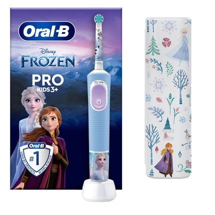 Oralb Pro Kids 3 Frozen Electric Toothbrush With Case