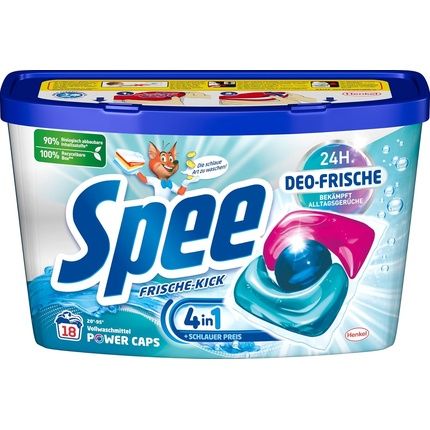 Spee Power Caps 18 Wl Fresh Kick 24H Deodorant Freshness 216G