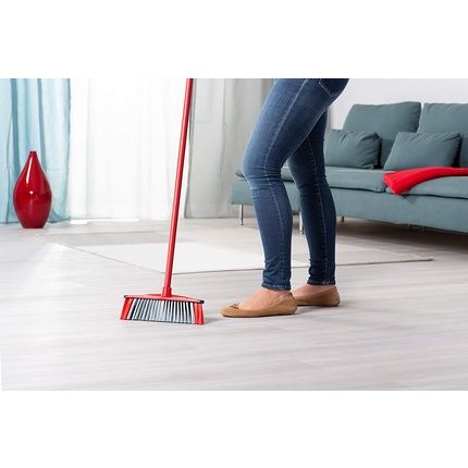 Vileda 142494 Broom, Red/Black, 35 X 6 X 145 Cm - Image 3