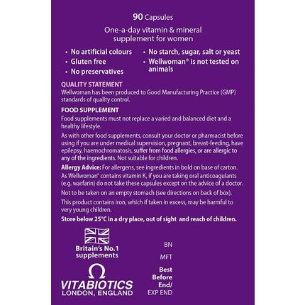 Vitabiotics Wellwoman Original 90 Capsules
