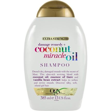 Ogx Extra Strength Damage Remedy Coconut Miracle Oil Shampoo 385Ml
