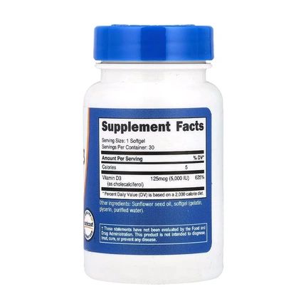 Nutricost Vitamin D3 5000 Iu 30 Softgels