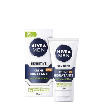 Nivea Men Sensitive Moisturiser 75Ml With Spf15