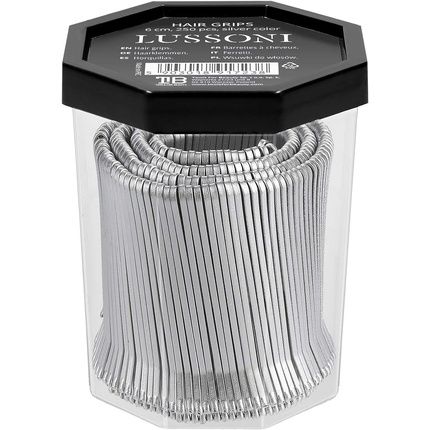 T4B Lussoni 250 Pieces Hair Grips Hair Pins Smooth Hair Clips 6Cm Silver - Image 3