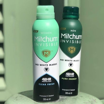 Mitchum Invisible Women 48Hr Protection Aerosol Deodorant & Anti-Perspirant Clear Fresh 200Ml - Image 3