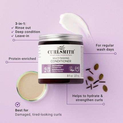 Curlsmith Multitasking Conditioner 3-In-1 With Proteins