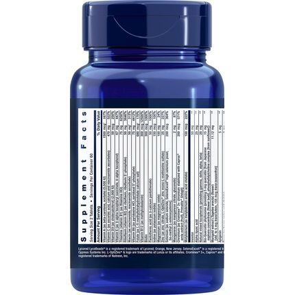 Life Extension Two-Per-Day Tablets 60 Tabs X 2 - 120 Tablets