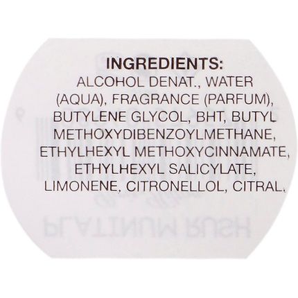 Paris Hilton Platinum Rush Fragrance Mist 8 Oz