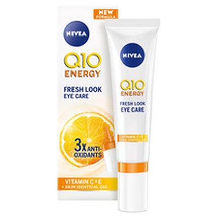 Nivea Q10 Energy Fresh Look Eye Care Energizing Antiwrinkle Eye Cream 15 Ml