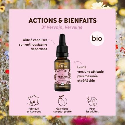 Fleurs De Bach Bio N31 Vervain 20Ml