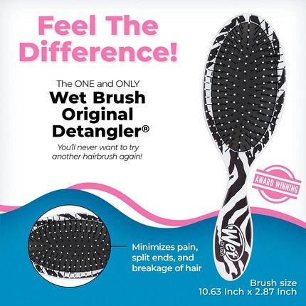 Wetbrush Safari Detangler Zebra 100G - Single