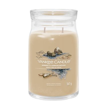Yankee Candle Amber & Sandalwood Signature Candle Large 567 G