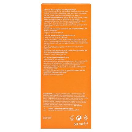 Neutrogena Anti-Pimple Face Cream Daily Moisturizer With Aloe Vera And Salicylic Acid Oil-Free 50Ml - Image 3