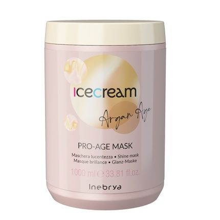 Inebrya Ice Cream Argan Pro Age Shining Mask With Argan Oil 1000Ml