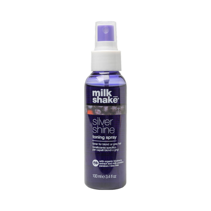 Milk Shake Silver Shine Toning Spray - Blonde And Grey Hair Color, 100 Ml