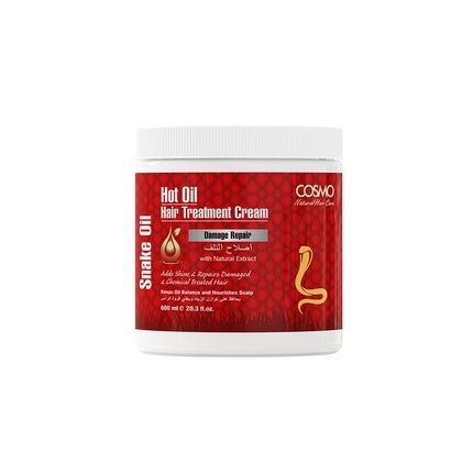 Cosmo Cosmetics Hot Oil Hair Treatment Cream Snake Oil 600Ml