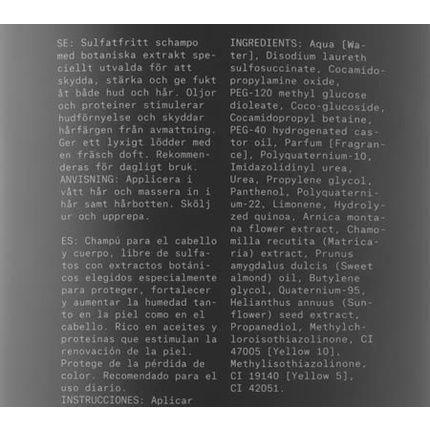 Ref Hair & Body Shampoo 1000Ml Moisturizing Shampoo And Shower Gel For Daily Use