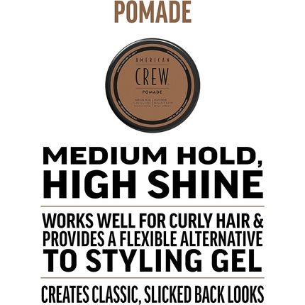 American Crew Pomade With Medium Hold And High Shine 85G - Image 3