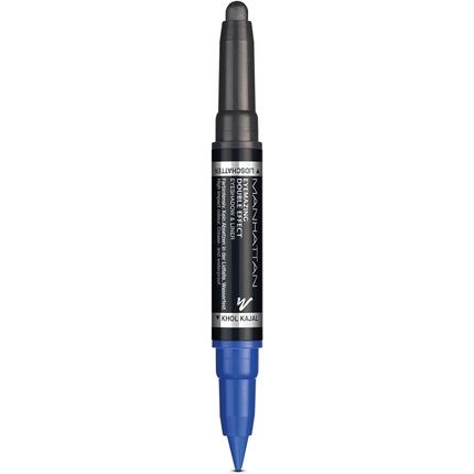 Manhattan Eyemazing Double Effect Eyeshadow & Liner 2-In-1 Pen - Colour 004 Cobalt Storm 2G